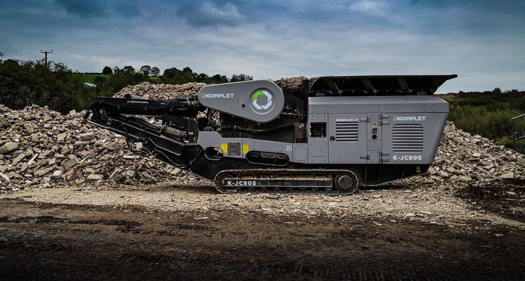 k-jc805 mobile jaw crusher for on site recycling komplet america llc