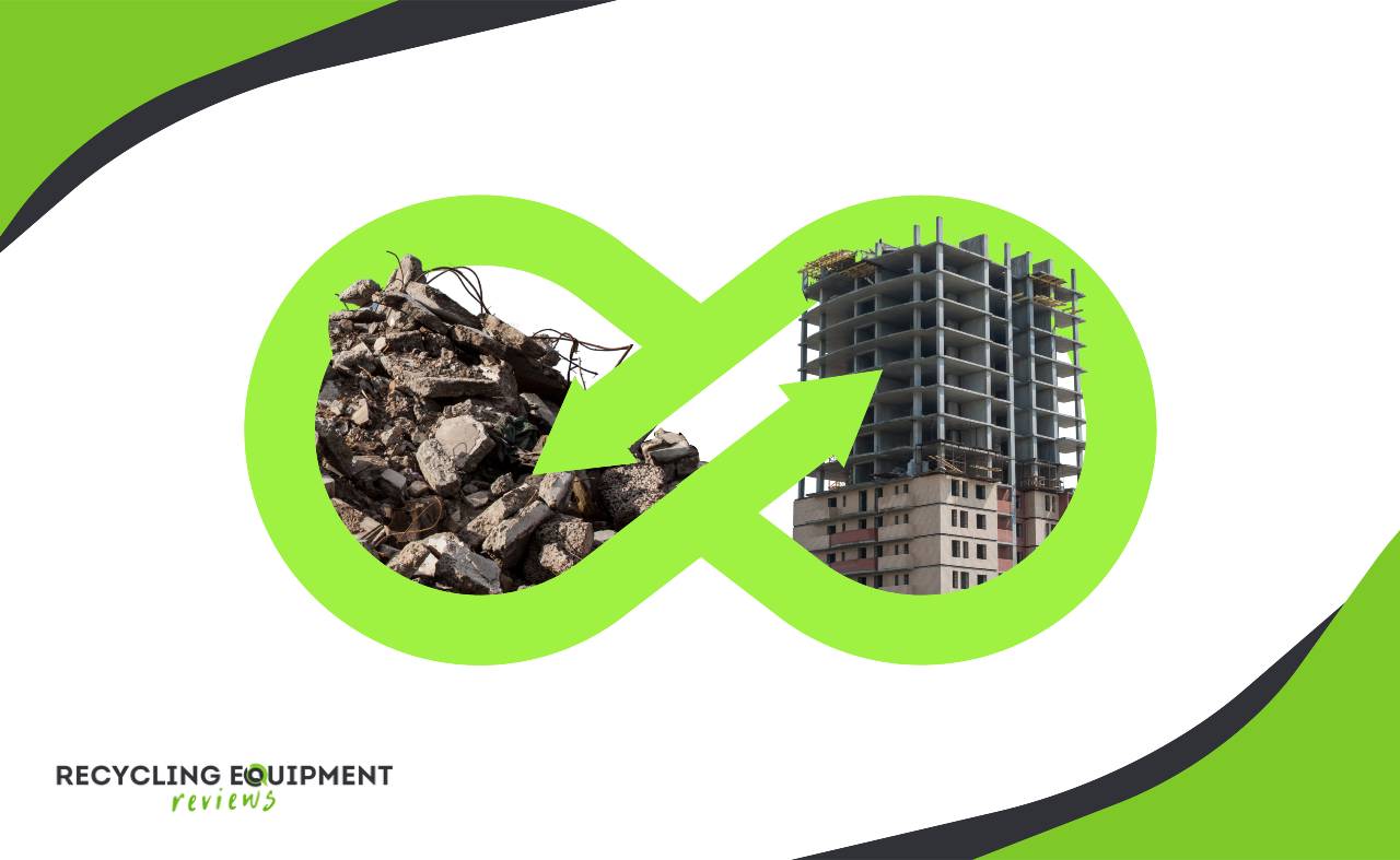 which materials waste can be reused in construction industry