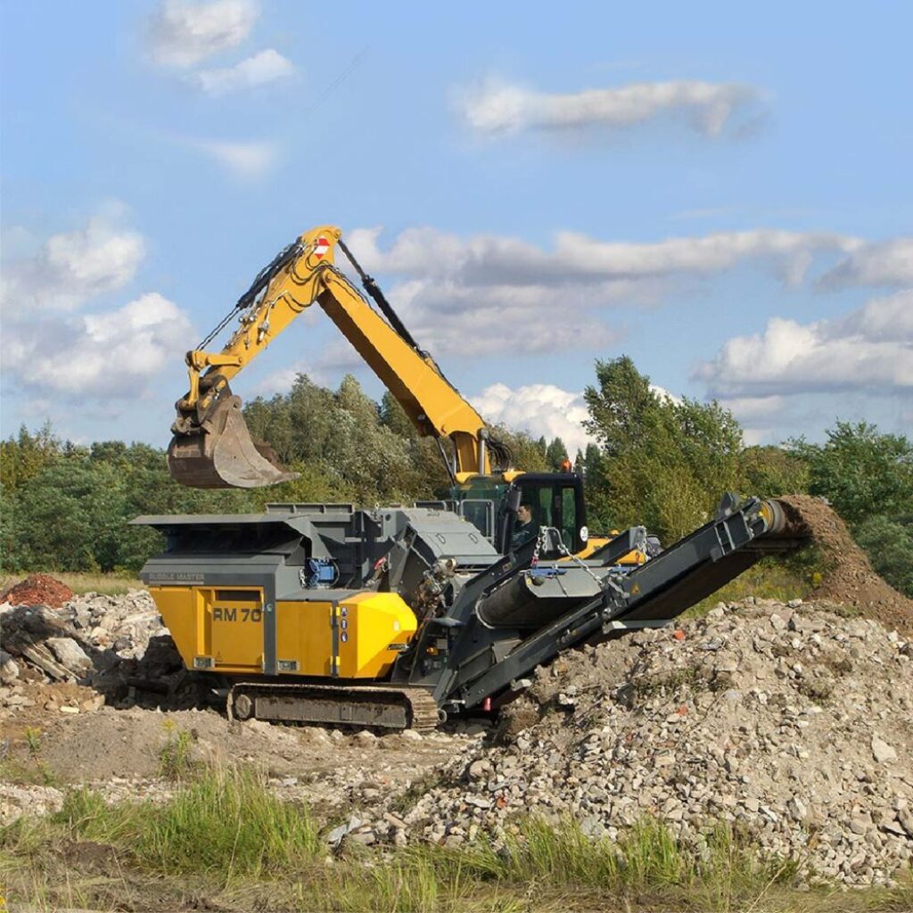 rubble master rm 70go impact crusher